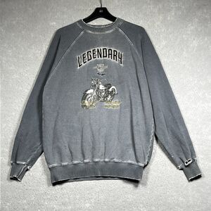 Vintage 90’s Harley Davidson Legendary Graphic Crewneck Sweatshirt XL Rare